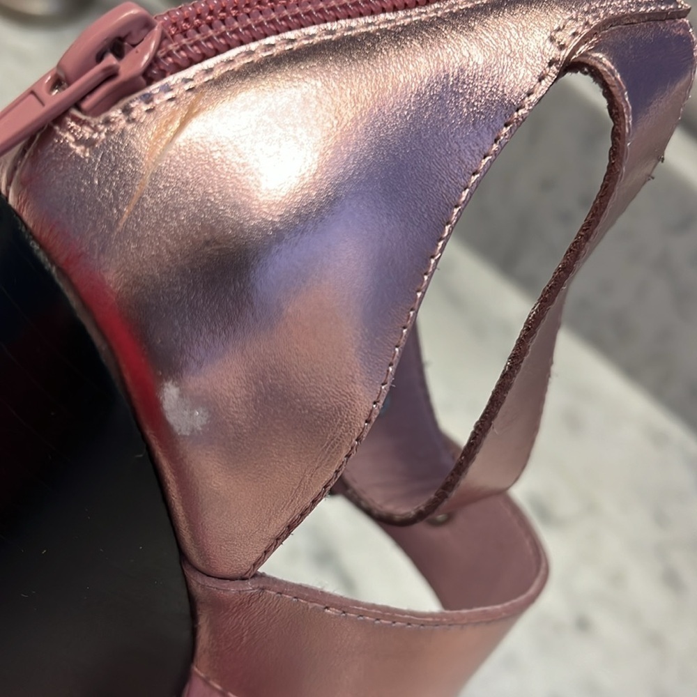 Free People x Jeffrey Campbell Hendrix Heels Pink Size 8 NWT READ - Picture 10 of 13
